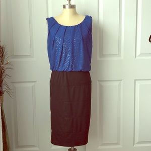 Maurices Blue and Black Sleeveless Dress Size 1X